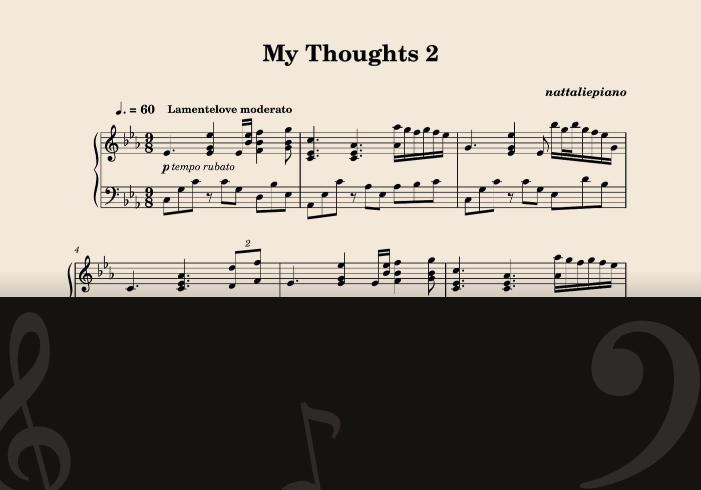 My Thoughts 2 — score preview