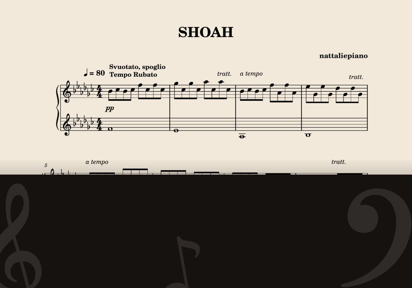 SHOAH — score preview