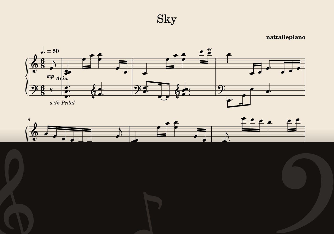 Sky — score preview