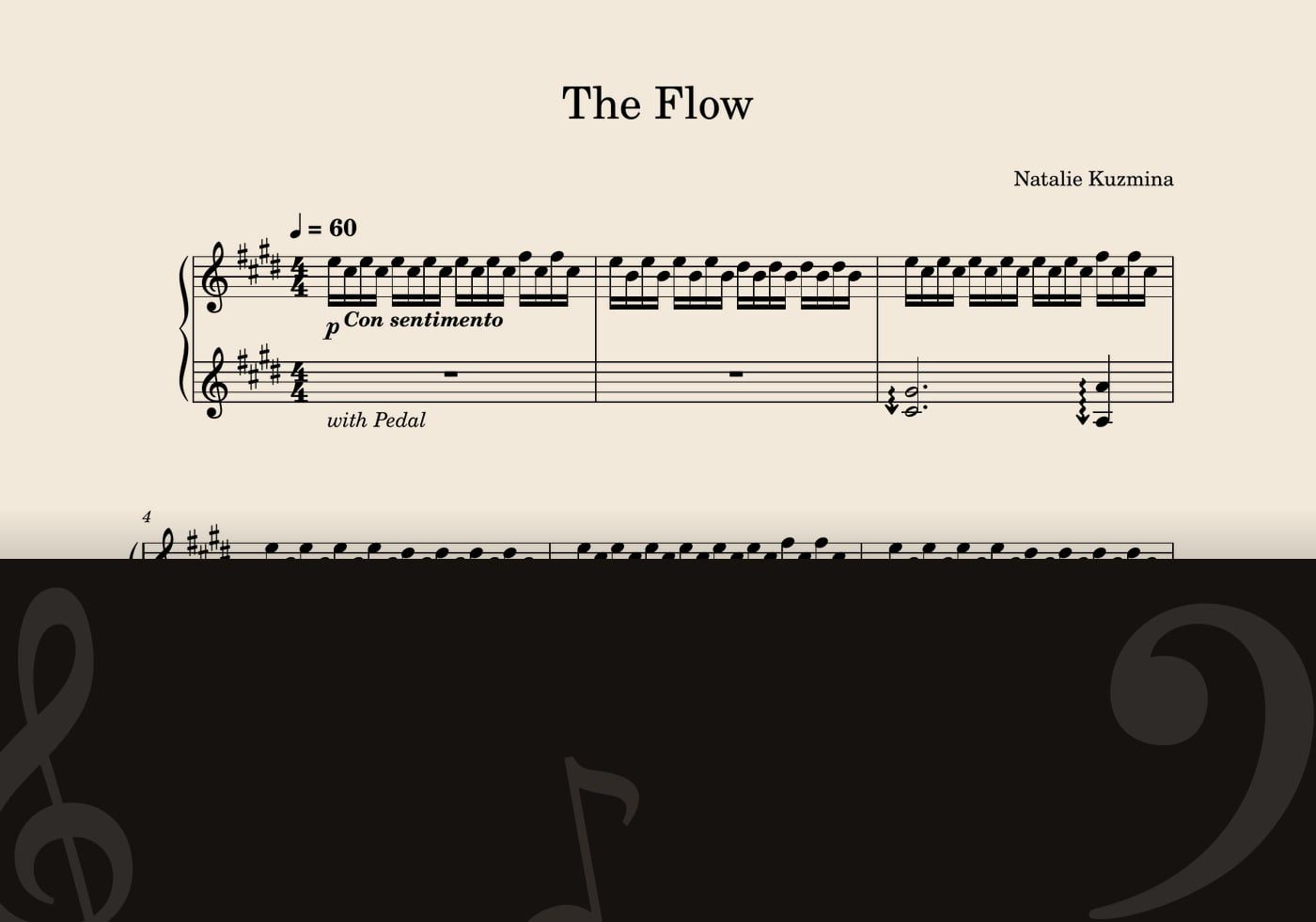 The Flow — score preview